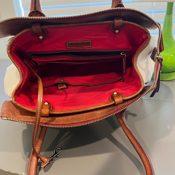 Dooney & Bourke Two-Tone Leather Tote - Picture 4 of 4